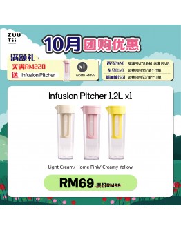 【Dollyn recommend】ZUUTii Infusion Pitcher 1.2L