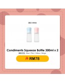 【Evelyn recommend】ZUUTii Condiments Squeeze Bottle 300ml x 2