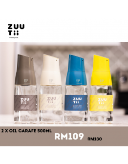 Year End Sales 2024 ZUUTii Oil Carafe 500ml x 2