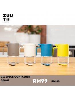 Bundle ZUUTii Spice Container 300ml x 2【Sheryn recommend】