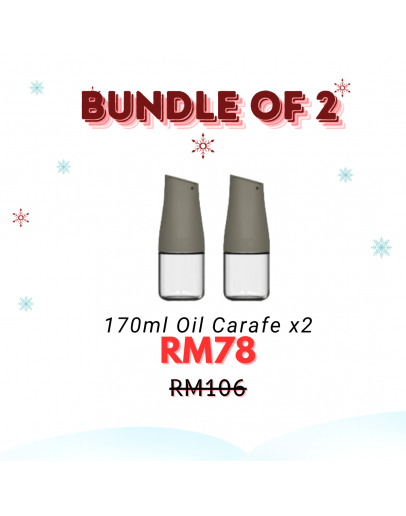 Bundle Double ZUUTii Mini Oil Carafe 170ML 2pcs 【Elina recommend】